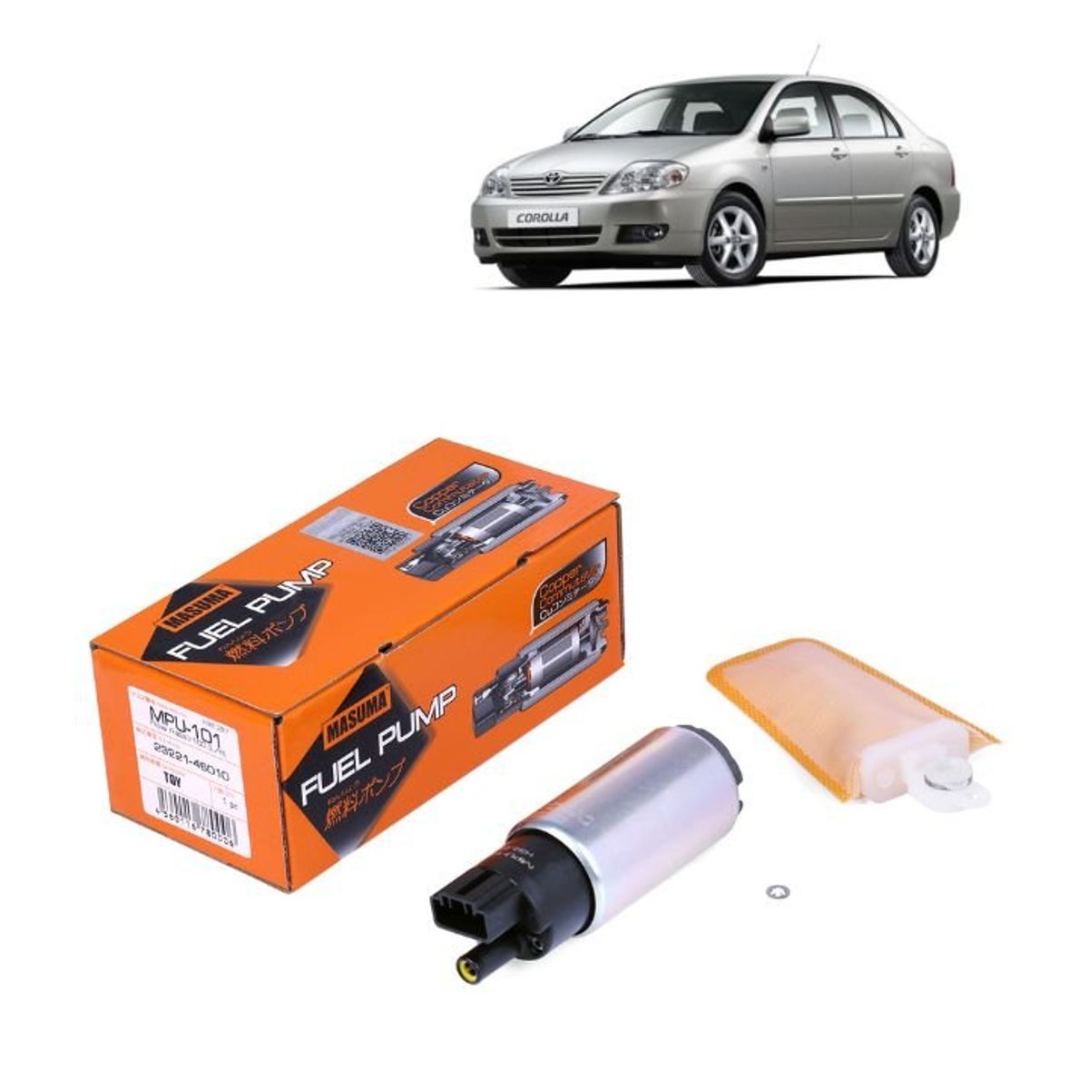 GENERICO - Bomba de Bencina Para Toyota Corolla IX B Año 00-08 MPU-101