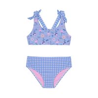 Traje de Baño Niña Bikini Ribbons UV50 Celeste - Celeste