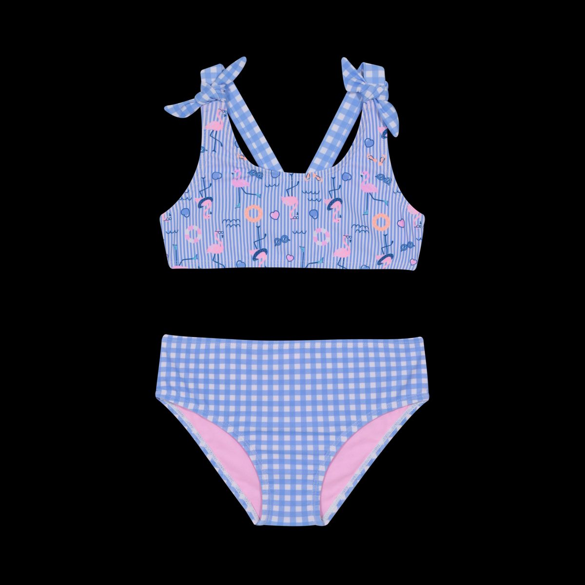 H2O WEAR - Traje de Baño Niña Bikini Ribbons UV50 H2O Wear Celeste - Celeste