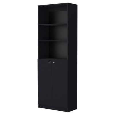 Imagen 2 del producto Biblioteca Home 2 Puertas 5 Niveles Wengue 180.6X62.8X29.9 Cm