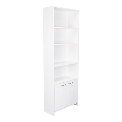 Imagen 2 del producto Biblioteca Lisa 180X63X26 Cm 2 Con Puertas Blanco