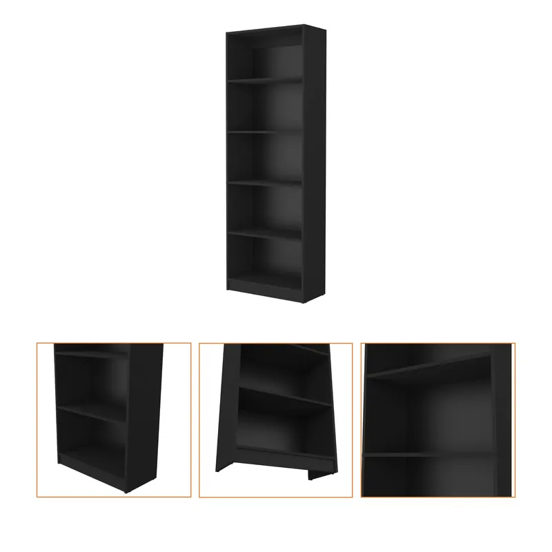 TUHOME - Estante Home-E M3 5 Niveles Wengue