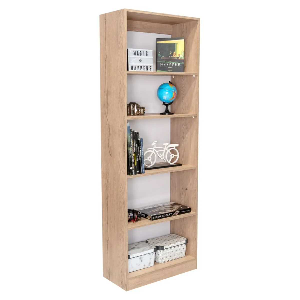 TUHOME - Estante Home-E M3 5 Niveles Macadamia