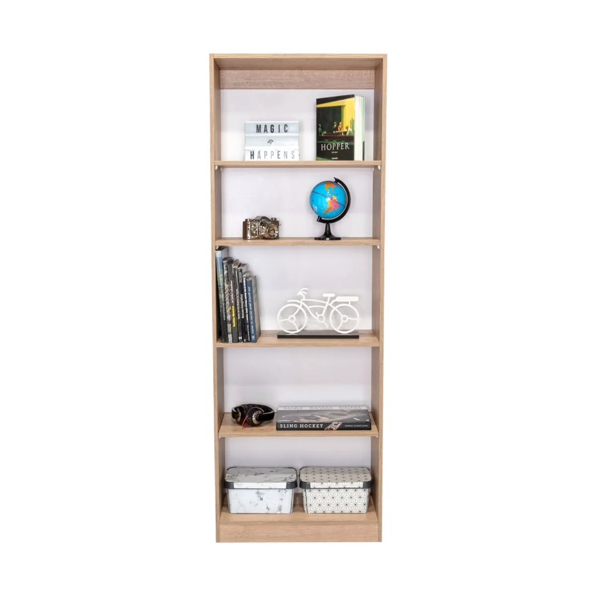 TUHOME - Estante Home-E M3 5 Niveles Macadamia