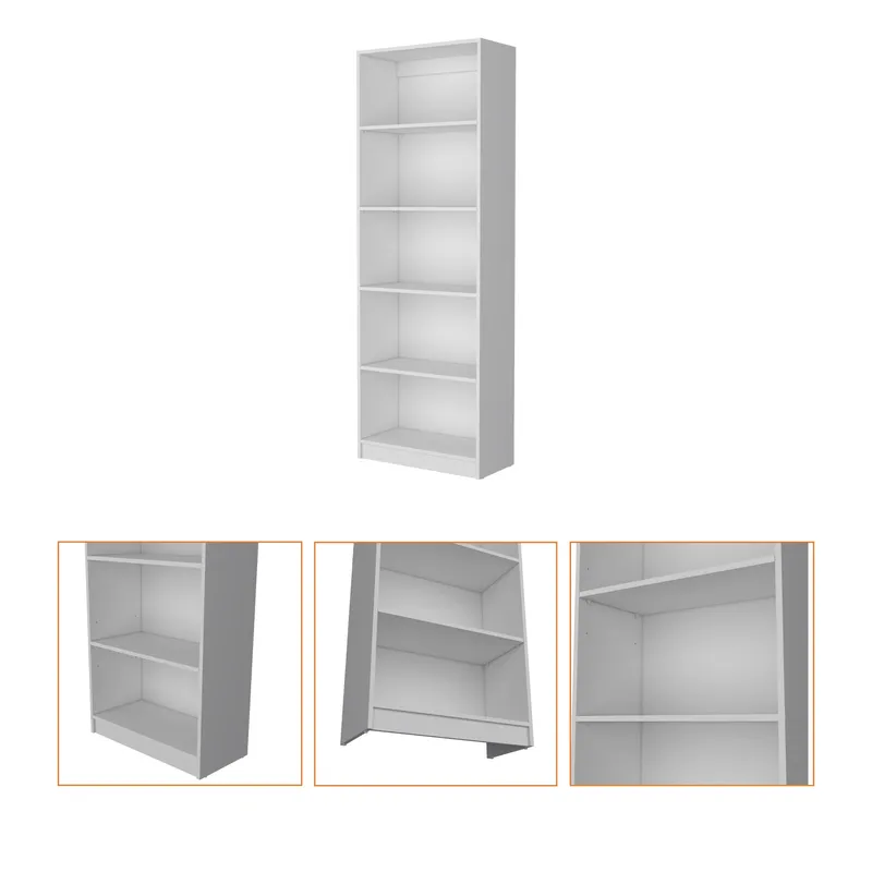TUHOME - Estante Home-E M3 5 Niveles Blanco