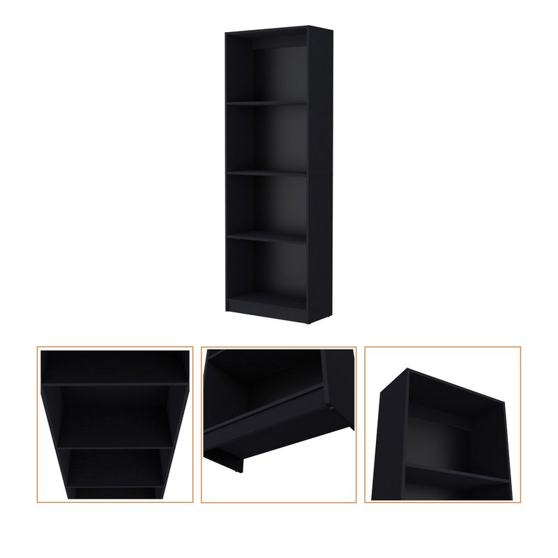 TUHOME - Estante Home-E M1 4 Niveles Wengue