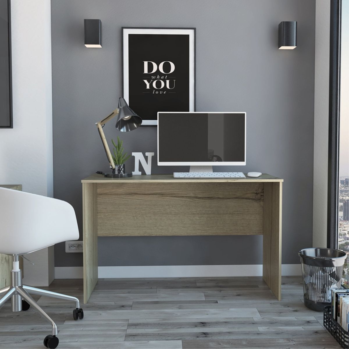 TUHOME - Escritorio Recto Malibu Duna 75X120X53 Cm