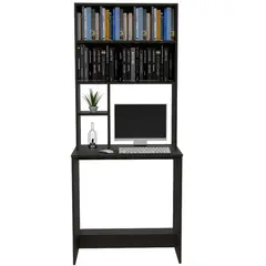 TUHOME - Escritorio Con Biblioteca Office W-75 Wengue