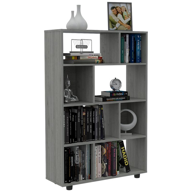 TUHOME - Biblioteca Office W-80 Ceniza 122X80X28 Cm