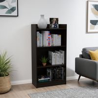 Biblioteca Office W-62 Wengue 3 Repisas 120X62.9X30.2 Cm