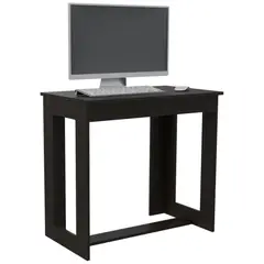 TUHOME - Escritorio Recto - Negro 74.5x80.1x47.1 cm