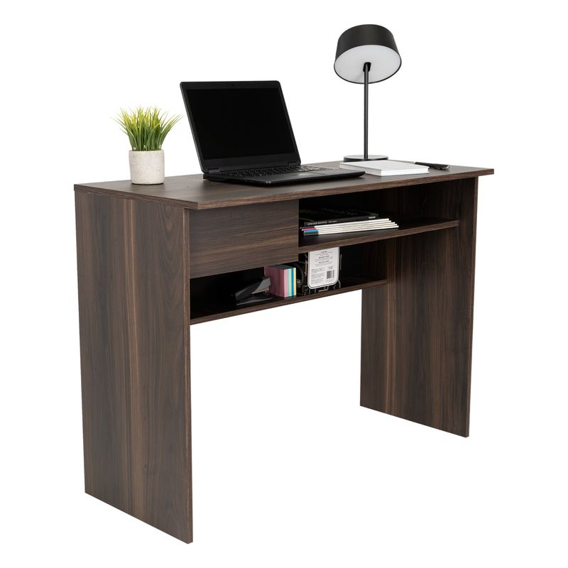 TUHOME - Escritorio 1 Cajon Office W-100 Café Oscuro