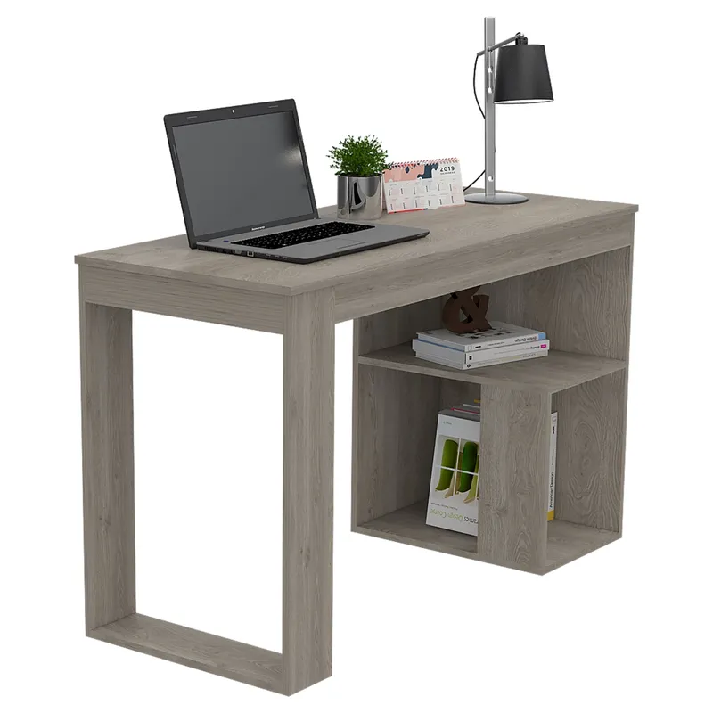 TUHOME - Escritorio Astana Ceniza 73.5X120X50 Cm