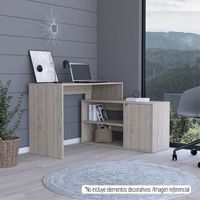 Escritorio En L 1 Puerta Rennes Ceniza