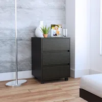 Cajonera Office 3 Cajones Wengue