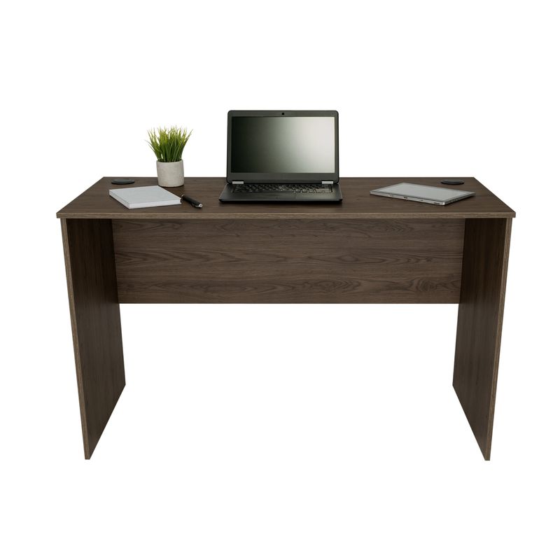TUHOME - Escritorio Recto Malibu Coñac 75X120X53 Cm