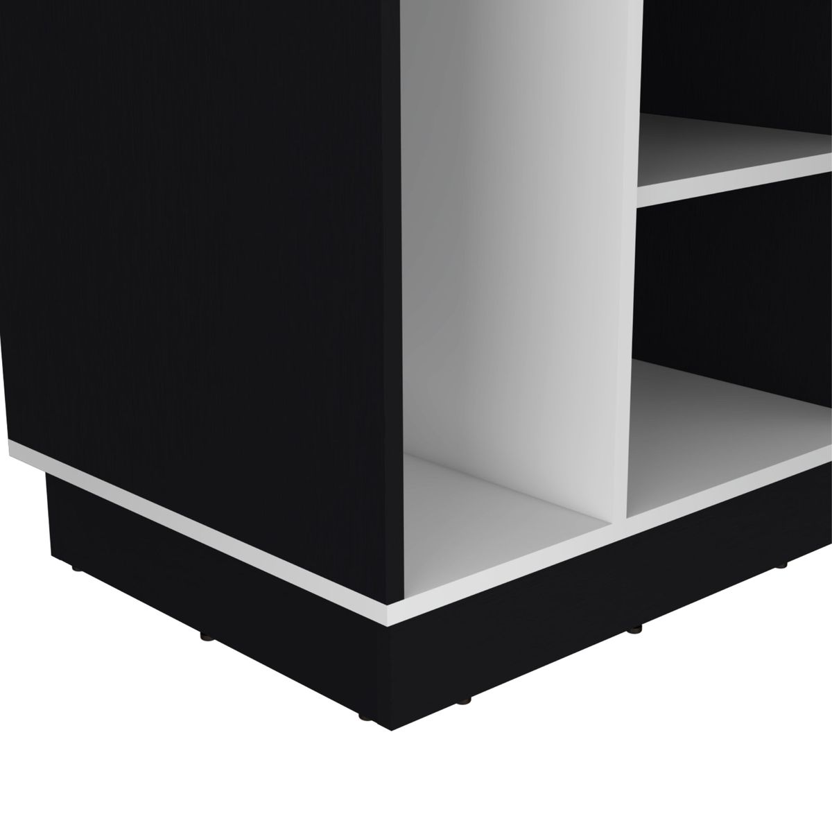 TUHOME - Escritorio en L - Blanco 76.5x116.5x151.6 cm