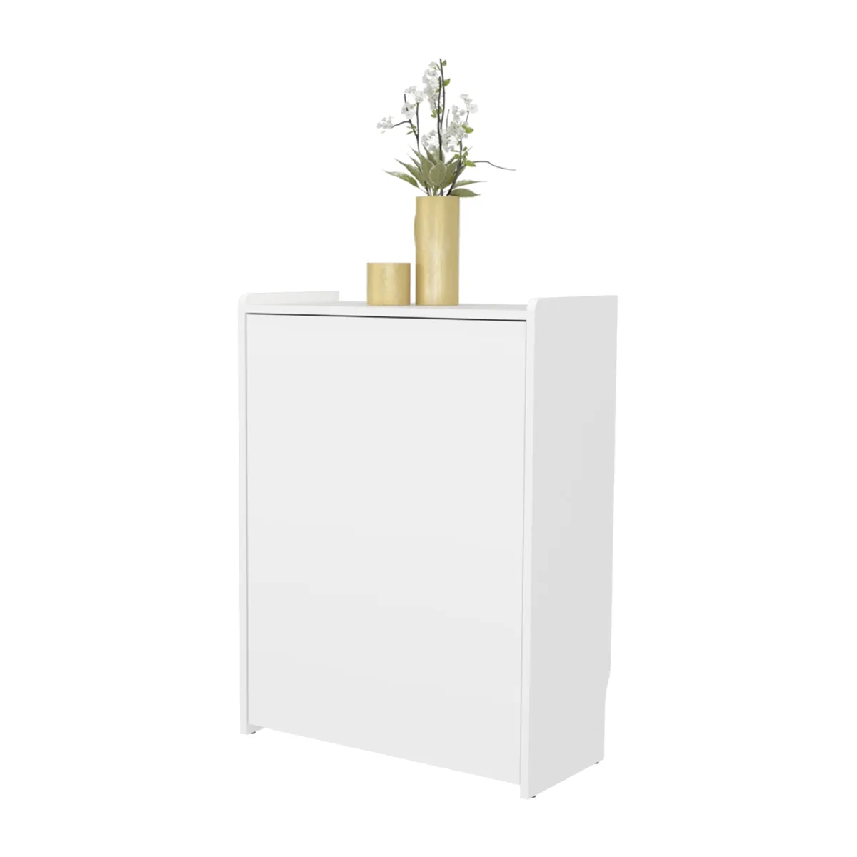 TUHOME - Escritorio Plegable Lesli Blanco 85.6X101X63.6 Cm