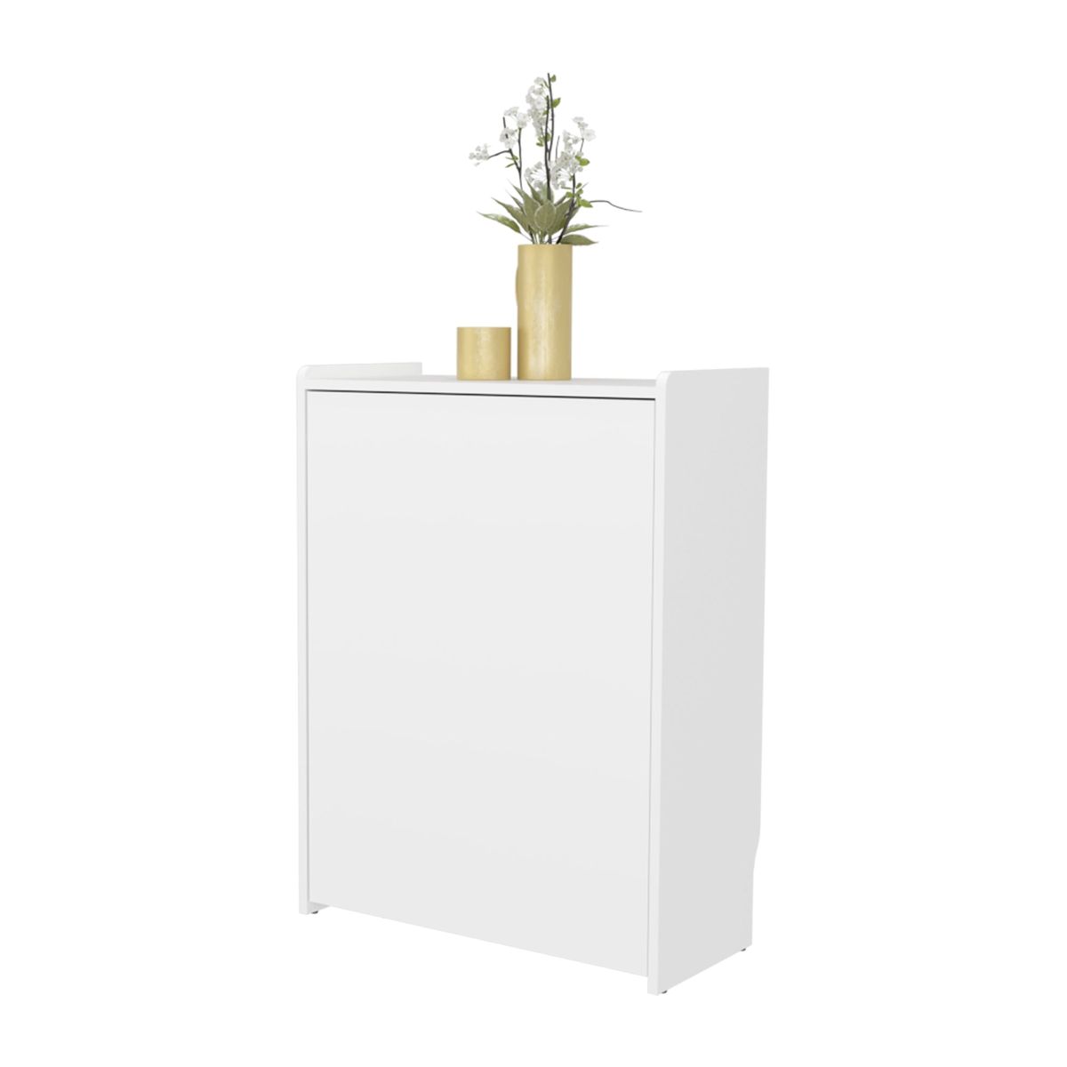 TUHOME - Escritorio Plegable Lesli Blanco 85.6X101X63.6 Cm