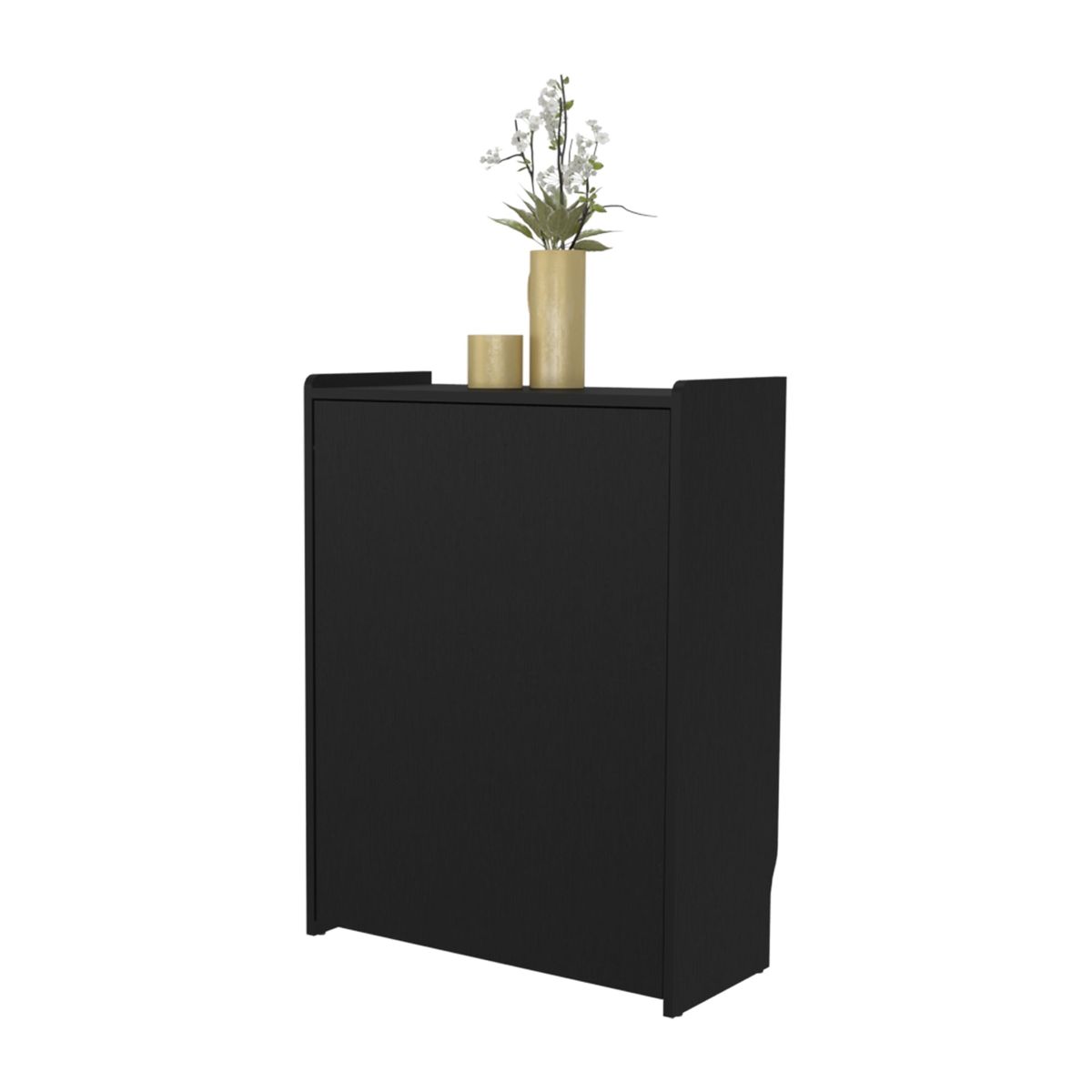 TUHOME - Escritorio Plegable Lesli Wengue 85.6X101X63.6 Cm