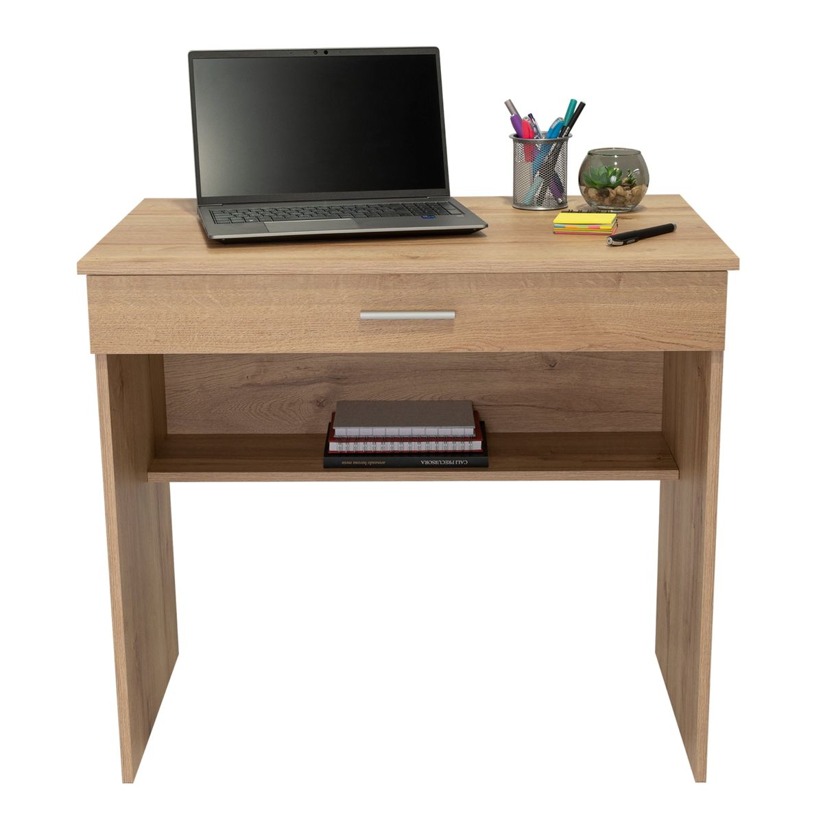 TUHOME - Escritorio Eros 1 Cajon 80X73.6X49.8 Cm Duna