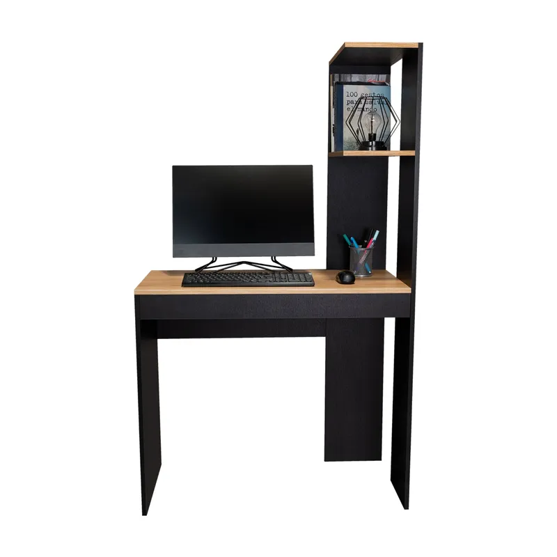 TUHOME - Escritorio Biblioteca Delphi Fresno Y Wengue 150X88.3X43.5 Cm