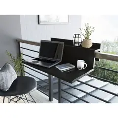 TUHOME - Escritorio Terraza Office Wengue 366X78X551 Cm