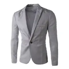 XPRESS RECHARGE - Blazer liso de alta calidad para hombre