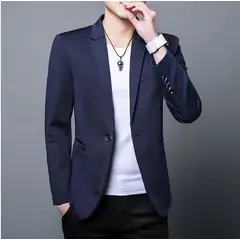 XPRESS RECHARGE - Blazer liso de alta calidad para hombre