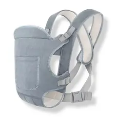 GENERICO - Cinturón Portabebé Tipo Canguro Color Gris