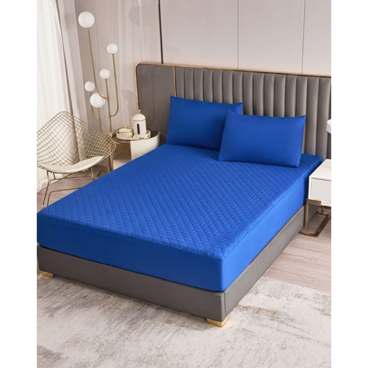 GENERICO - Cubrecolchón Impermeable King Ultra Resistente y Respirable