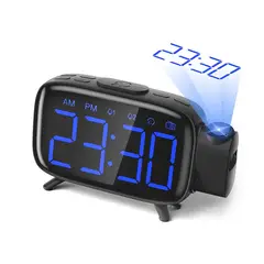 PUNTO STORE - Radio Reloj Despertador Con Proyección De Hora - Ps