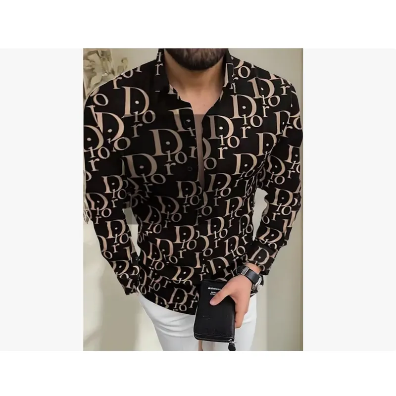 XPRESS RECHARGE - Camisa con diseños a la moda para hombres