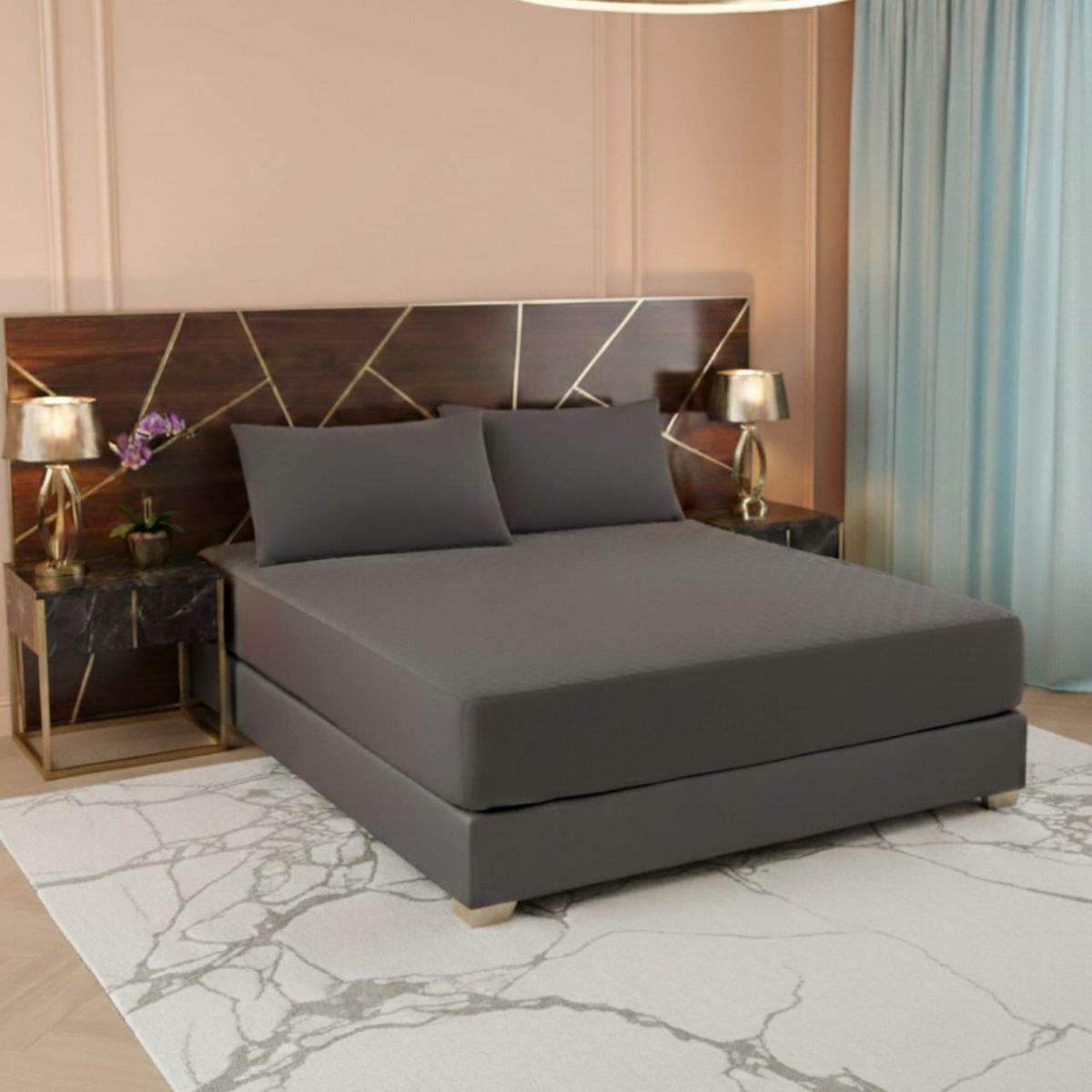 GENERICO - Cubrecolchón Impermeable 2 Plazas Protección Total y Máximo Confort