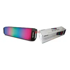 DBLUE - Parlante Bluetooth Portátil Color Negro Con Iluminación - Ps