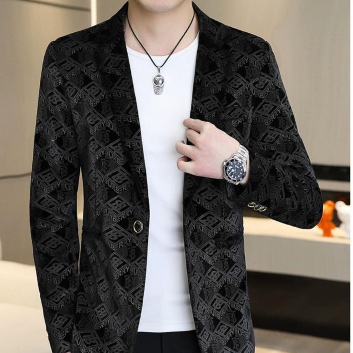 XPRESS RECHARGE - Blazer lujo casual para hombre