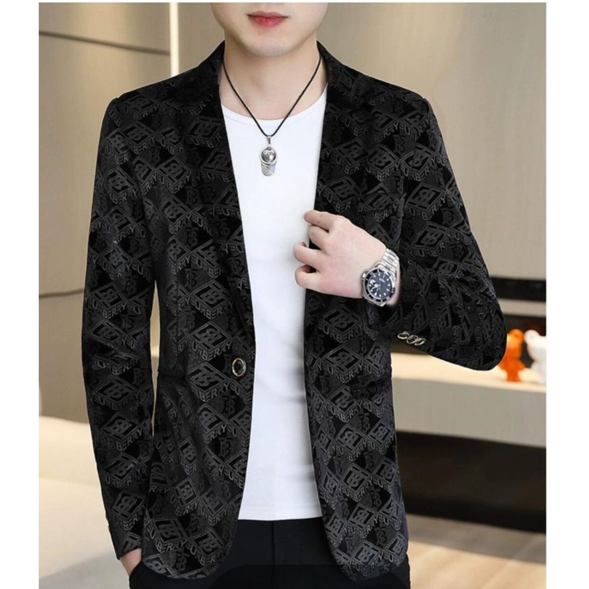 XPRESS RECHARGE - Blazer lujo casual para hombre