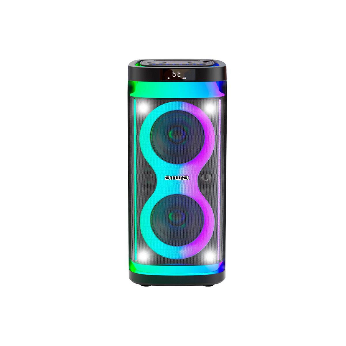 AIWA - Parlante Portátil Bluetooth Aiwa Aw-poh4d Karaoke Tws Led 60W