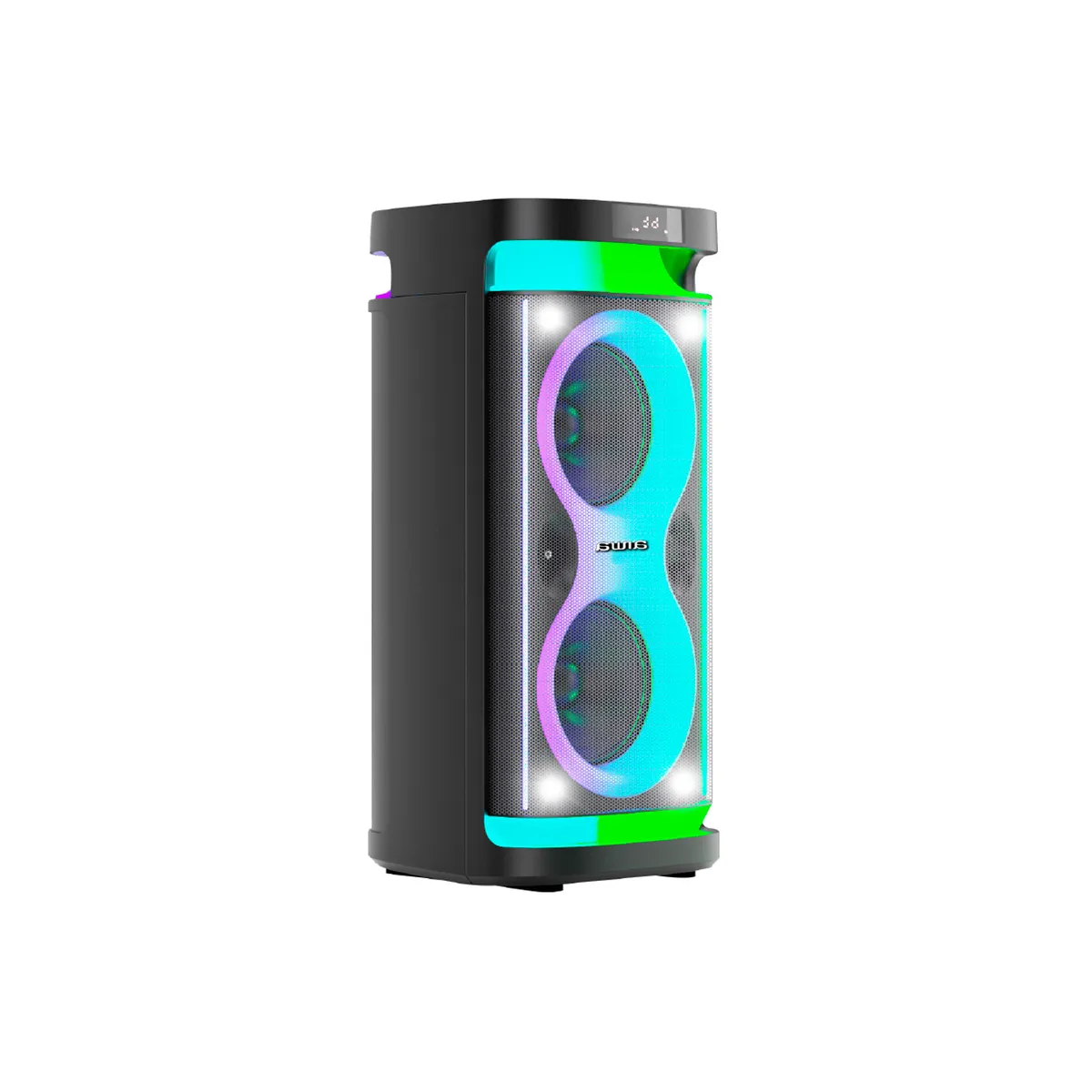 AIWA - Parlante Portátil Bluetooth Aiwa Aw-poh4d Karaoke Tws Led 60W