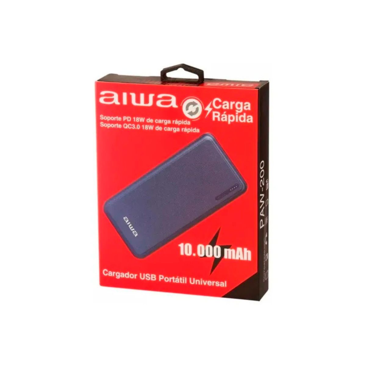 AIWA - Cargador Portátil Powerbank Aiwa Aw-paw200 10000 Mah Azul