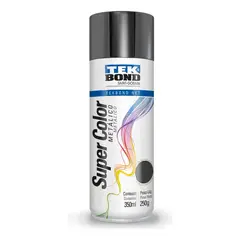 TEKBOND - Pintura Aerosol Uso General Negro Metalico 350 Ml