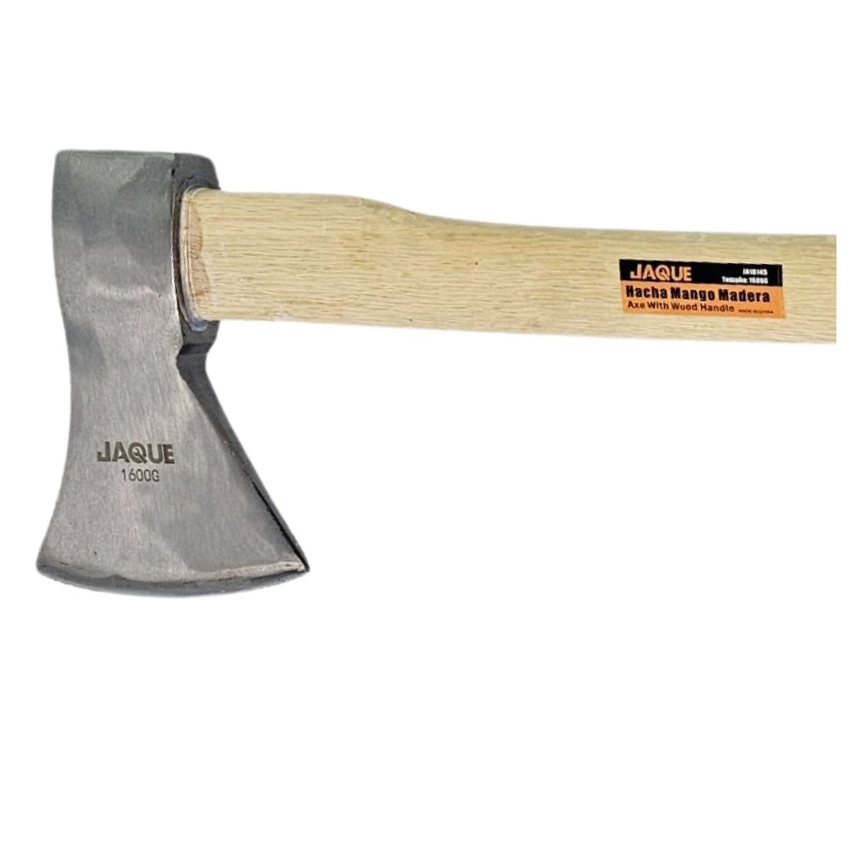 GENERICO - Hacha Para Leña Con Mango De Madera 1.6 Kilos Jaque