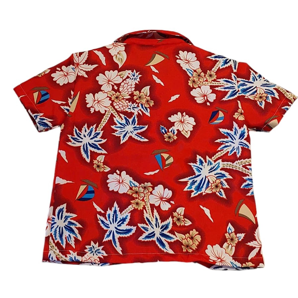 GENERICO - CAMISA GUAYABERA ROJA TALLA 8 PASCUENSE