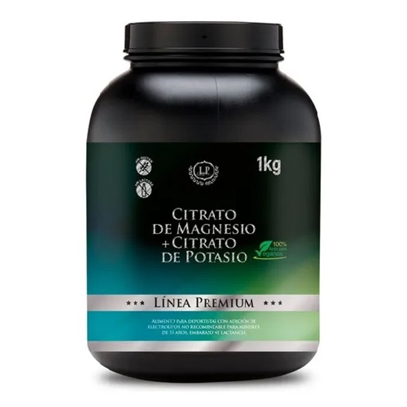 ZEO SPORT - Citrato De Magnesio + Potasio Puros Polvo 1 Kilo