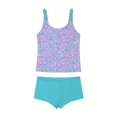 H2O WEAR - Traje de Baño Niña Tankini UV50 Lila - Lila