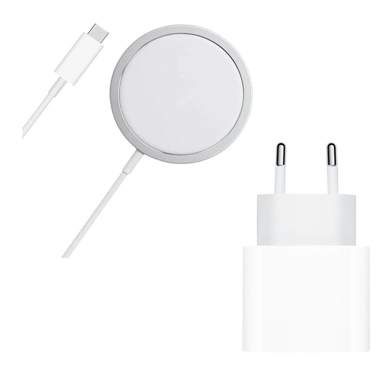 GENERICO - Cargador MagSafe  con enchufe 20W compatible con Iphone