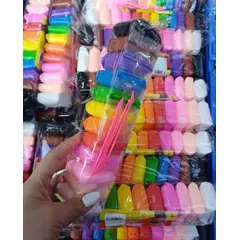 GENERICO - 24 masas moldeables mas cortadores plasticos