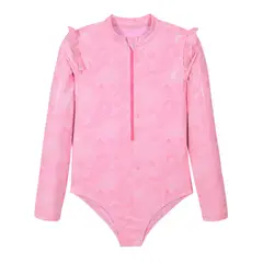 H2O WEAR - Traje de Baño Niña MLarga UV50 Rosado - Rosa