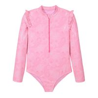 Traje de Baño Niña MLarga UV50 Rosado - Rosa
