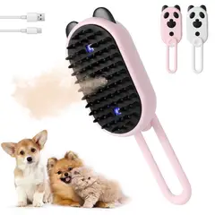 GENERICO - Cepillo Para Mascotas Gatos o Perros A Vapor Con Luz 19134